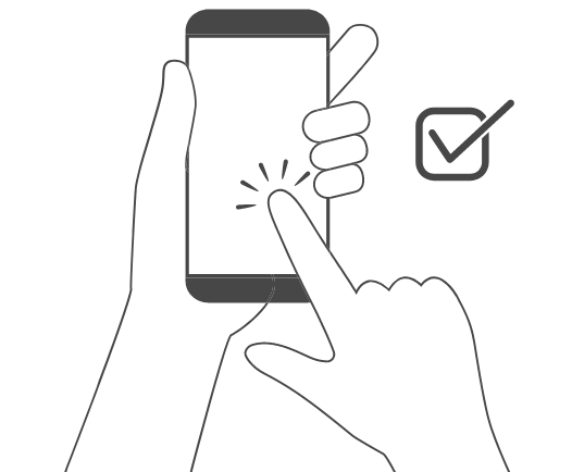 スマートフォンのイラスト